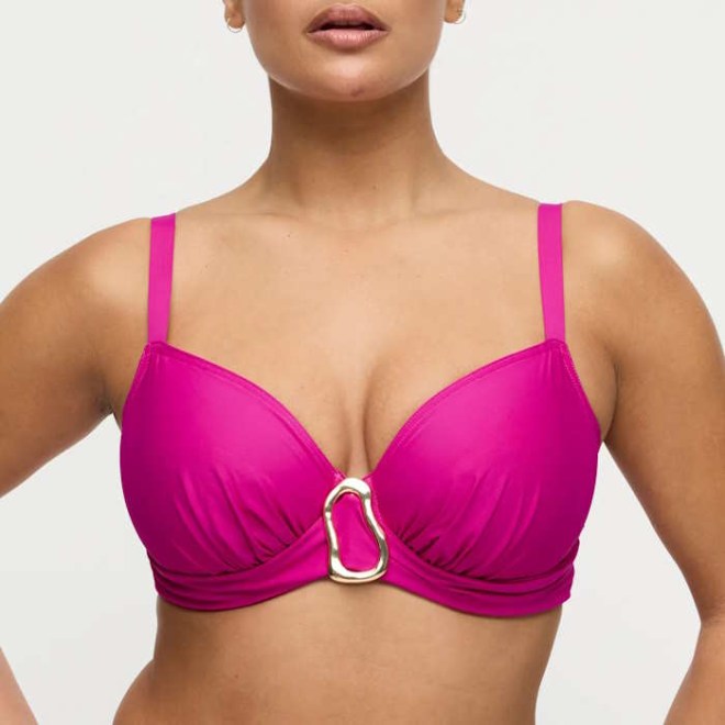BIKINI BRA FULL CUP UVITA B-H CUP 4013510DMA DEEP MAGENTA PRIMA DONNA 